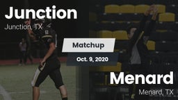 Matchup: Junction vs. Menard  2020
