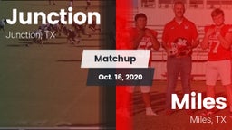 Matchup: Junction vs. Miles  2020