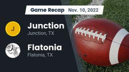 Recap: Junction  vs. Flatonia  2022