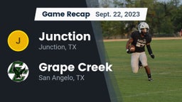 Recap: Junction  vs. Grape Creek  2023