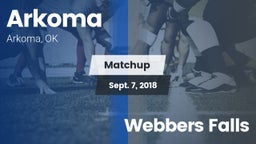 Matchup: Arkoma vs. Webbers Falls 2018