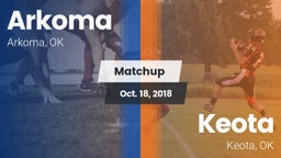 Matchup: Arkoma vs. Keota  2018
