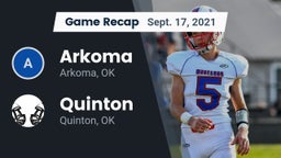 Recap: Arkoma  vs. Quinton  2021