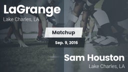 Matchup: LaGrange vs. Sam Houston  2016