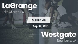 Matchup: LaGrange vs. Westgate  2016