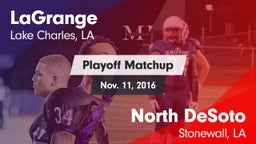 Matchup: LaGrange vs. North DeSoto  2016