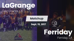 Matchup: LaGrange vs. Ferriday  2017