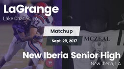 Matchup: LaGrange vs. New Iberia Senior High 2017