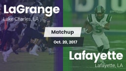 Matchup: LaGrange vs. Lafayette  2017