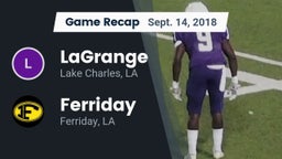 Recap: LaGrange  vs. Ferriday  2018