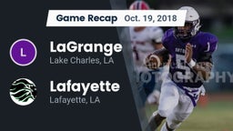 Recap: LaGrange  vs. Lafayette  2018