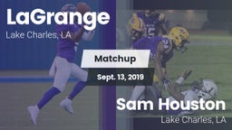 Matchup: LaGrange vs. Sam Houston  2019