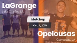 Matchup: LaGrange vs. Opelousas  2019