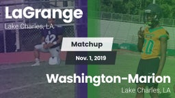 Matchup: LaGrange vs. Washington-Marion  2019