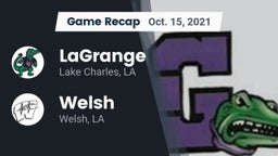 Recap: LaGrange  vs. Welsh  2021