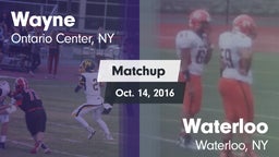 Matchup: Wayne vs. Waterloo  2015