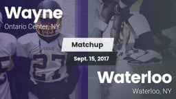 Matchup: Wayne vs. Waterloo  2017