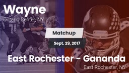 Matchup: Wayne vs. East Rochester - Gananda 2017