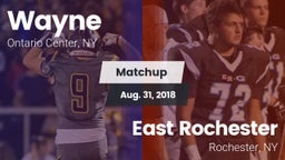 Matchup: Wayne vs. East Rochester 2018