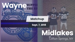 Matchup: Wayne vs. Midlakes  2018