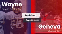 Matchup: Wayne vs. Geneva  2018