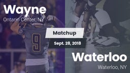 Matchup: Wayne vs. Waterloo  2018