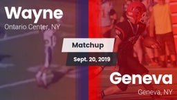 Matchup: Wayne vs. Geneva  2019