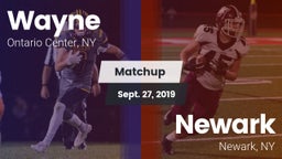 Matchup: Wayne vs. Newark  2019