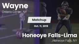 Matchup: Wayne vs. Honeoye Falls-Lima  2019