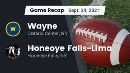 Recap: Wayne  vs. Honeoye Falls-Lima  2021