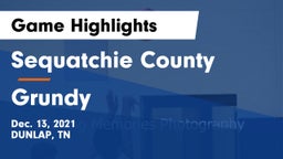 Sequatchie County  vs Grundy  Game Highlights - Dec. 13, 2021