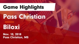 Pass Christian  vs Biloxi  Game Highlights - Nov. 10, 2018