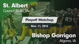 Matchup: St. Albert vs. Bishop Garrigan  2016