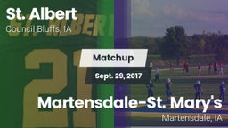 Matchup: St. Albert vs. Martensdale-St. Mary's  2017