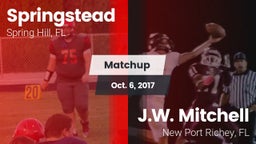 Matchup: Springstead vs. J.W. Mitchell  2017