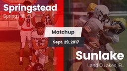 Matchup: Springstead vs. Sunlake  2017