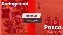 Matchup: Springstead vs. Pasco  2017