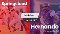 Matchup: Springstead vs. Hernando  2017
