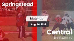 Matchup: Springstead vs. Central  2018