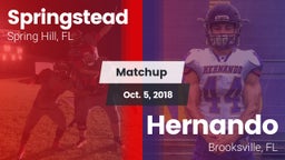 Matchup: Springstead vs. Hernando  2018
