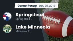 Recap: Springstead  vs. Lake Minneola  2019