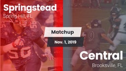 Matchup: Springstead vs. Central  2019