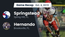 Recap: Springstead  vs. Hernando  2019