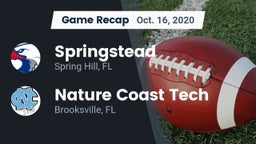 Recap: Springstead  vs. Nature Coast Tech  2020