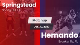 Matchup: Springstead vs. Hernando  2020