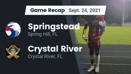 Recap: Springstead  vs. Crystal River  2021