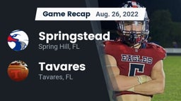 Recap: Springstead  vs. Tavares  2022