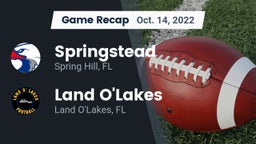 Recap: Springstead  vs. Land O'Lakes  2022