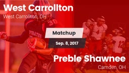 Matchup: West Carrollton vs. Preble Shawnee  2017