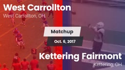 Matchup: West Carrollton vs. Kettering Fairmont 2017